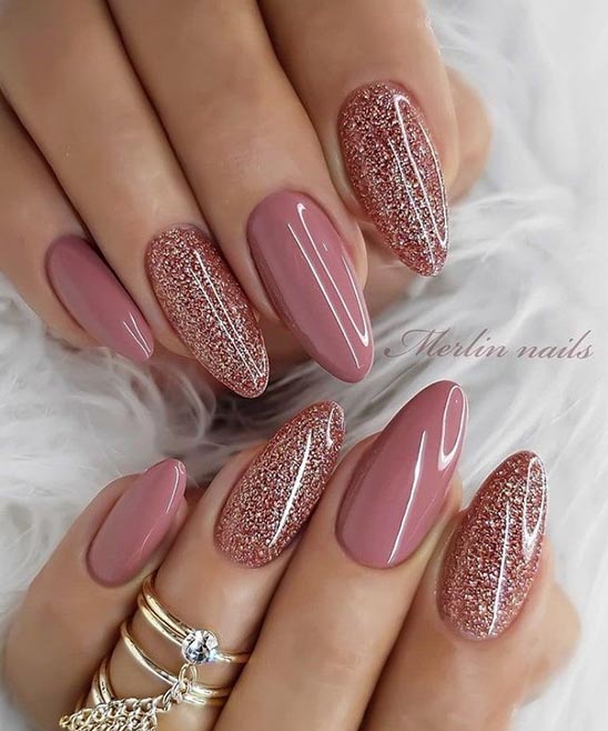 Black Valentines Day Nails