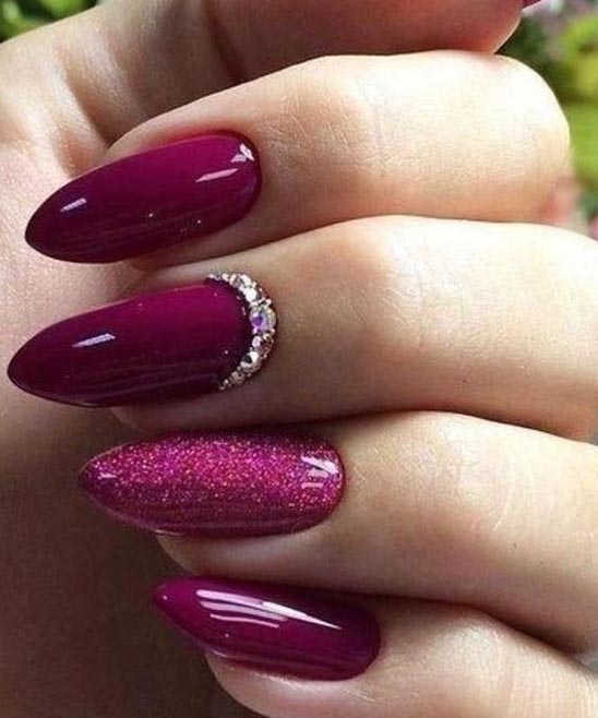 Black and Green Christmas Nails