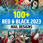 Black and Red Nail Designs 2023
