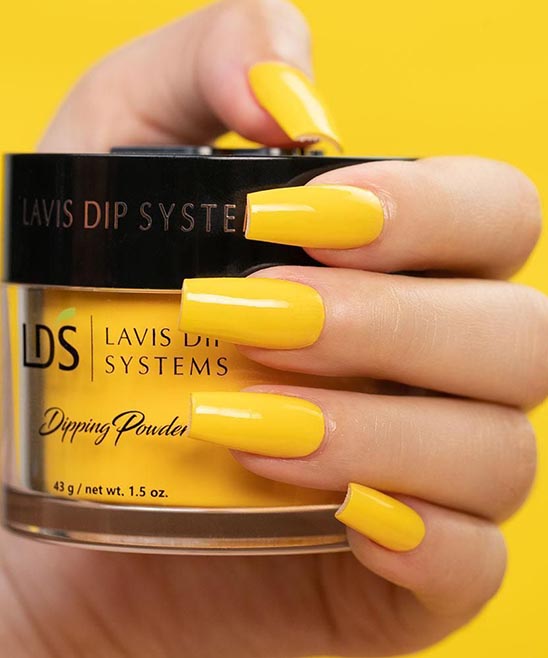 Black and Yellow Nails