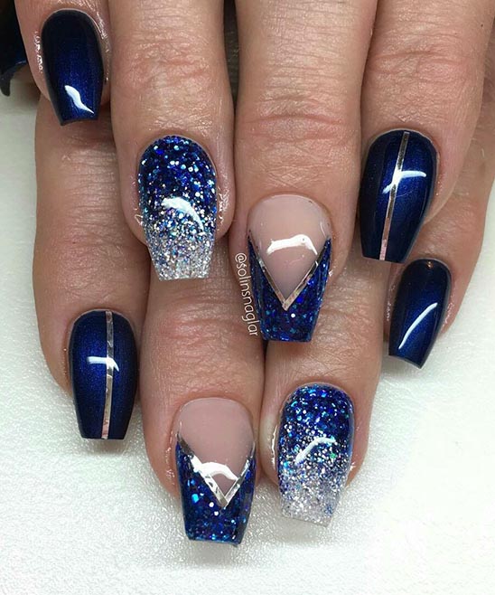 Blue Toe Nail Art Designs