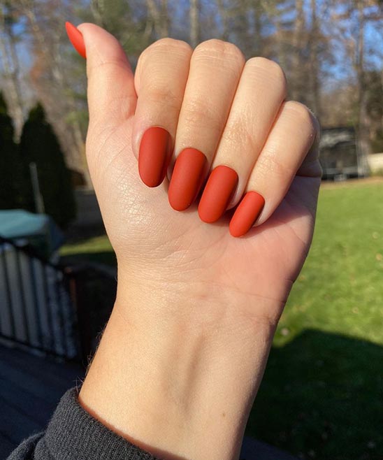 Burnt Orange Gel Nail Polish