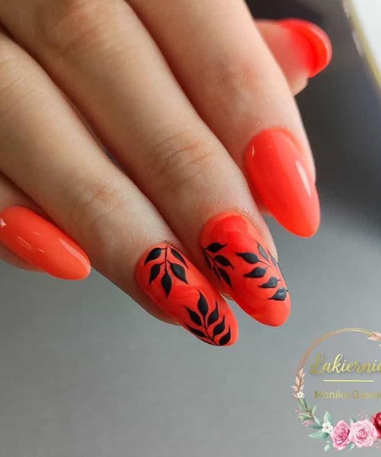 Burnt Orange Nail Ideas