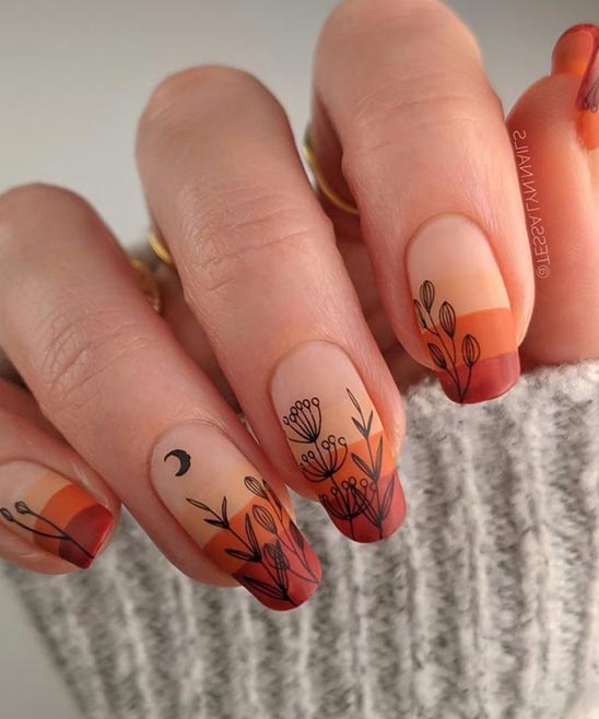 Burnt Orange Nail Polish Color