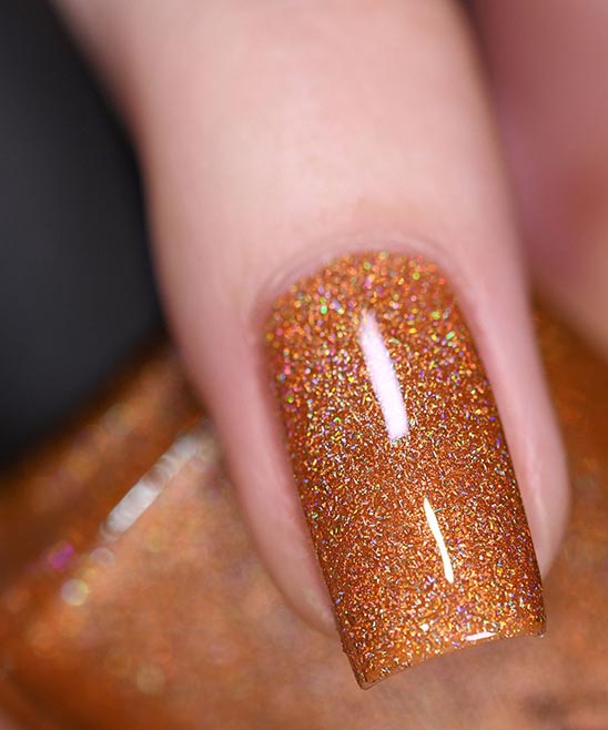 Burnt Orange Nails Fall