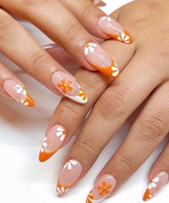 Burnt Orange Sns Nails