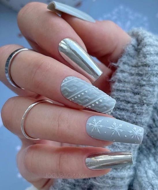 Christmas French Gel Nails