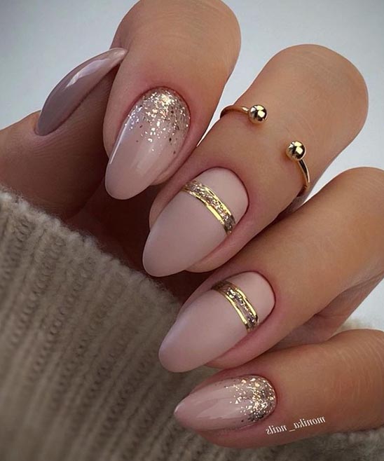 Christmas French Manicure Nail Art