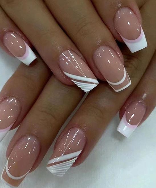 Christmas French Nail Design