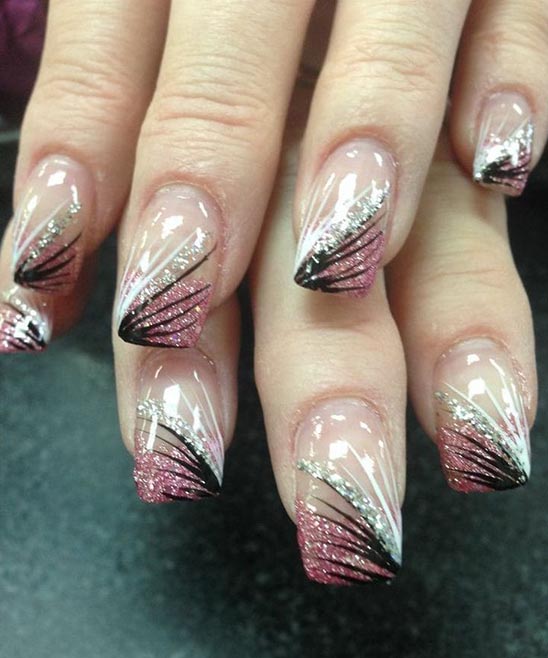 Christmas French Nail Ideas