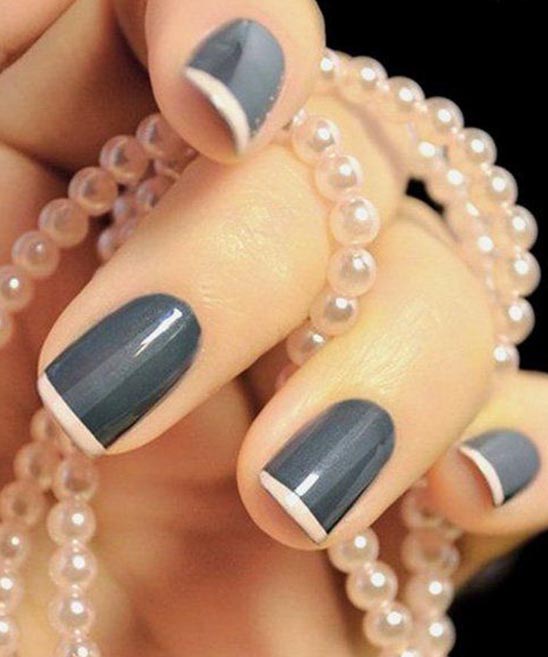 Christmas French Nail Tips