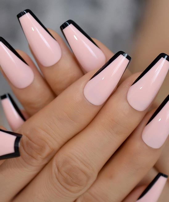 Christmas French Nails