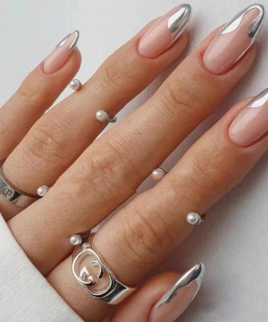 Christmas French Nails Designs