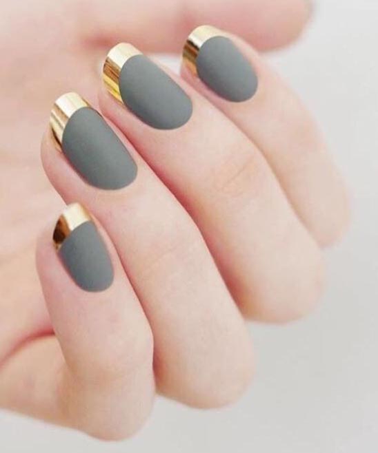 Christmas French Nails Ideas