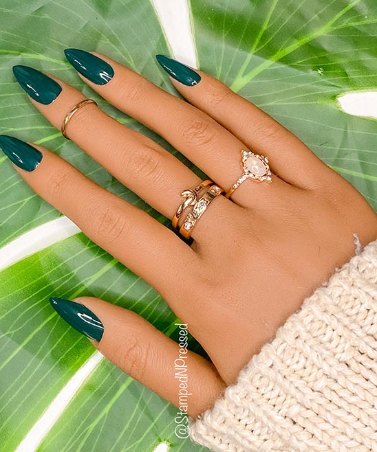 Christmas French Ombre Nails