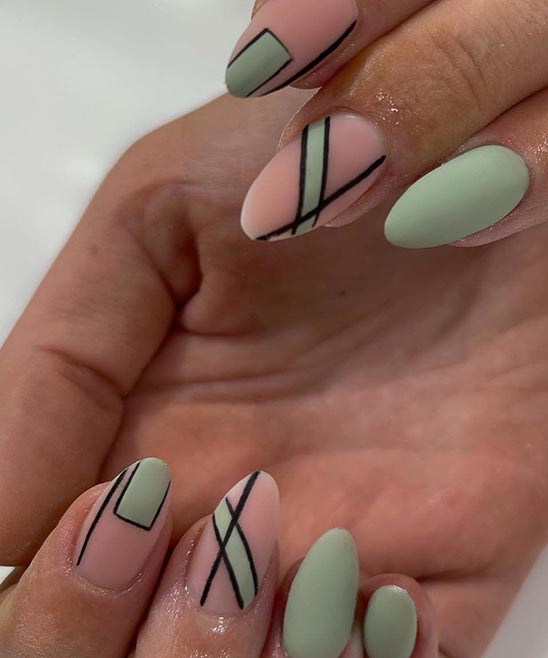 Christmas French Polish Nails