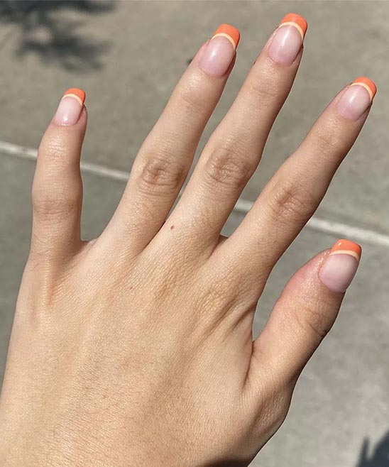 Christmas French Style Nails