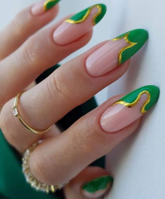 Christmas French Tip Nails 2023