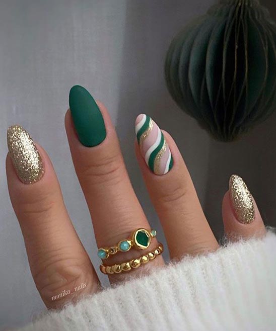 Christmas French Tip Nails Pinterest