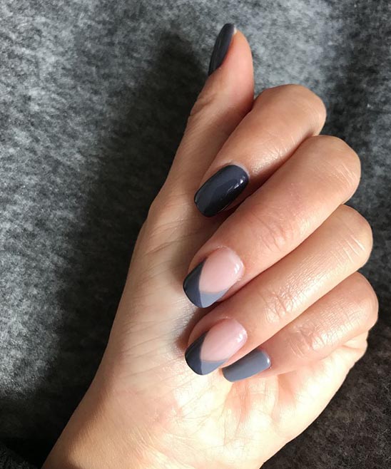 Christmas Nail Art French Tip