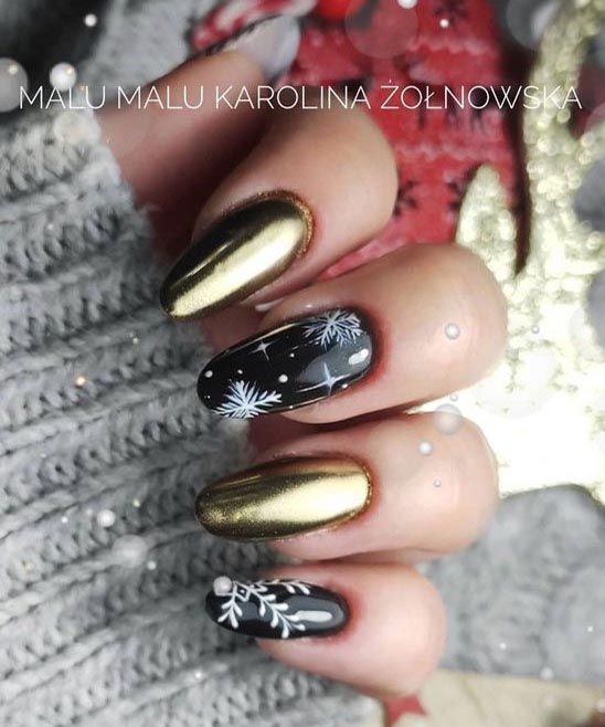 Christmas Nail Art Stiletto