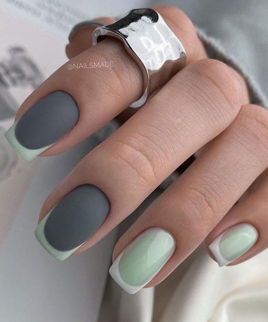 Christmas Nail Designs French Tip