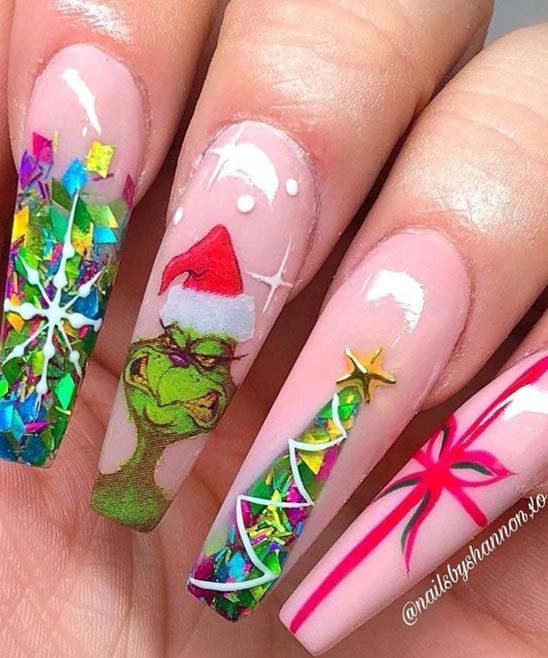 Christmas Nail Designs Grinch