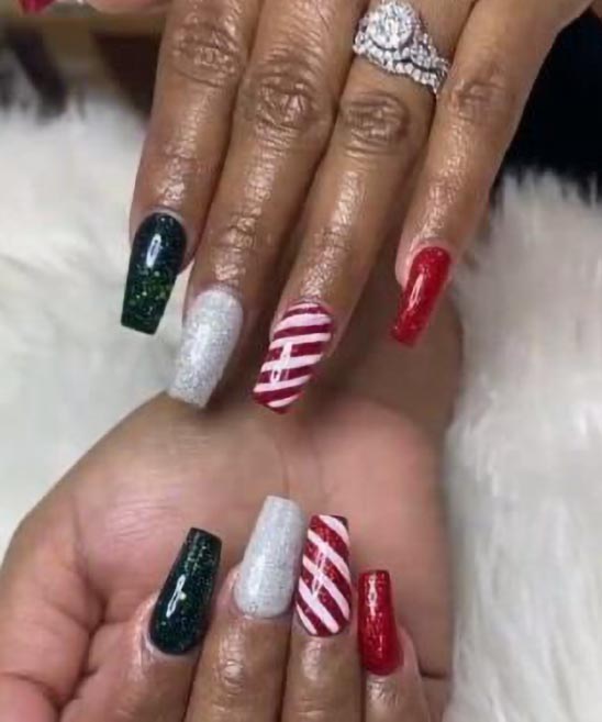 Christmas Nail Designs Ombre