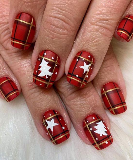 Christmas Nail Designs Red