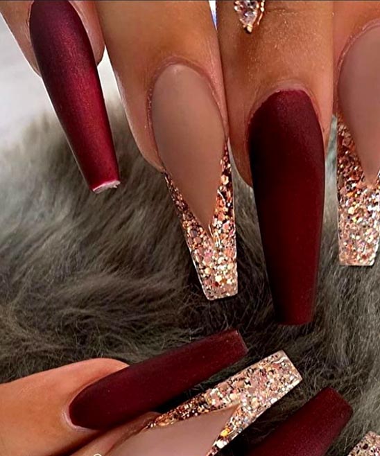 Christmas Nail Designs Red and White