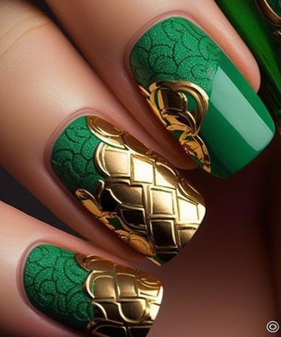 Christmas Nail Ideas Black