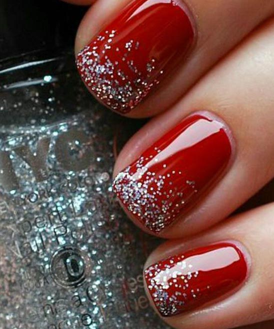 Christmas Nail Ideas Red and Green