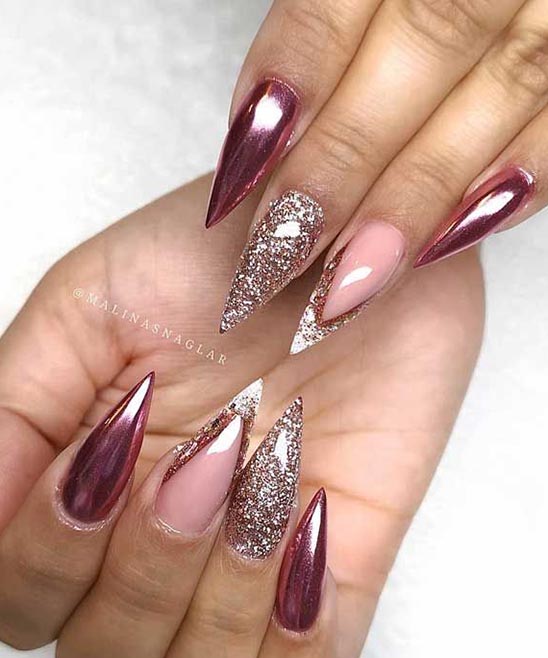 Christmas Nail Ideas Stiletto