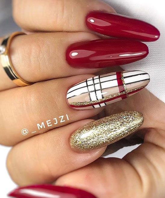 Christmas Nails Designs Red