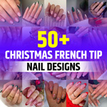 Christmas Nails French Tip