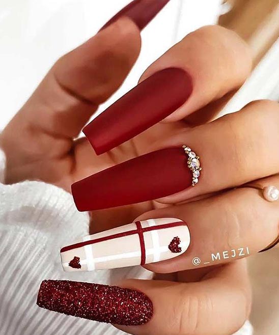 Christmas Nails Not Red