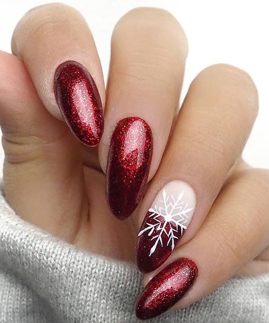 Christmas Nails Red Green