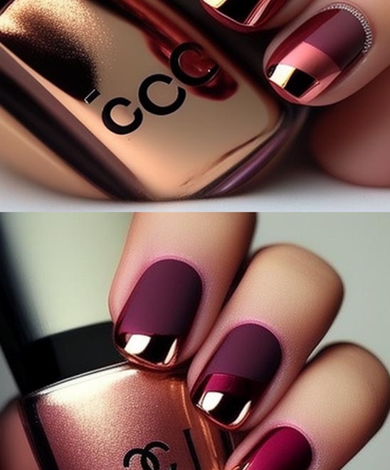 Christmas Nails in Black