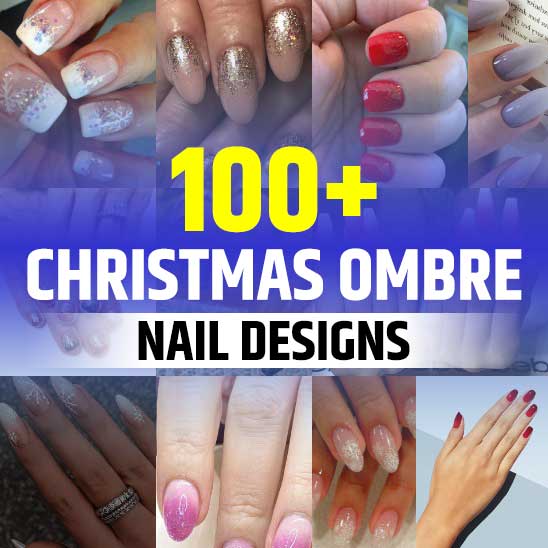 Christmas Ombre Nails