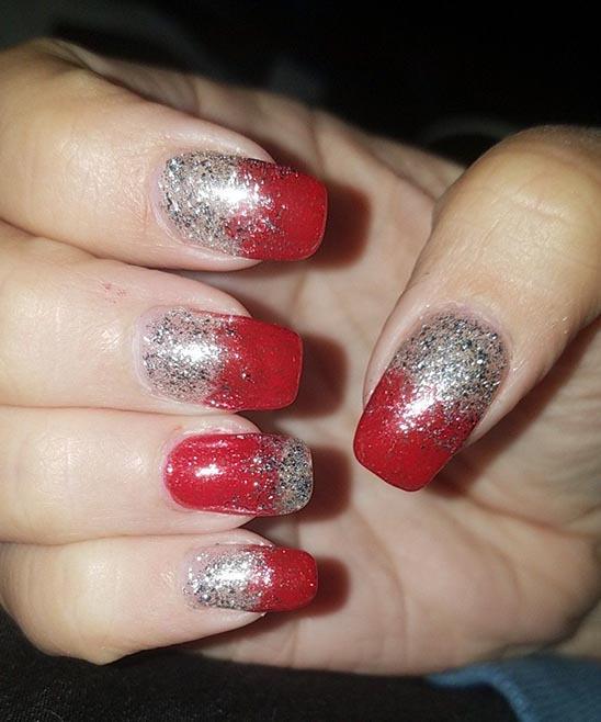 Christmas Ombre Sns Nails