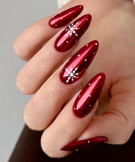 Christmas Red Nail Designs