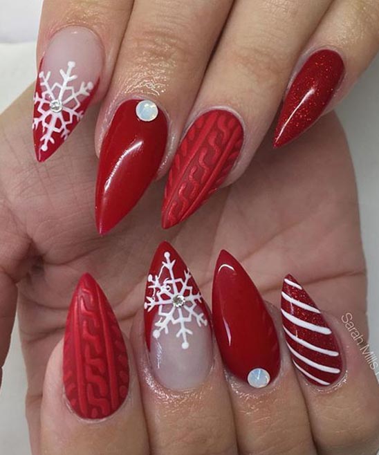Christmas Red Nails Ideas