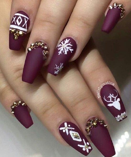 Christmas Star Nail Art