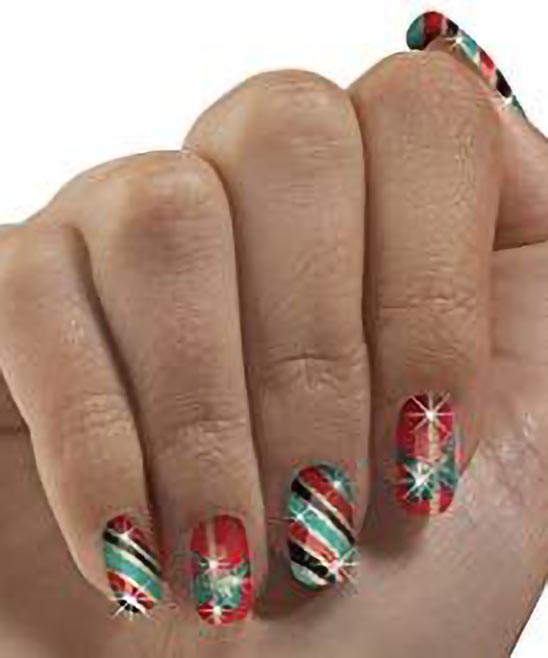 Christmas Stiletto Nail Designs