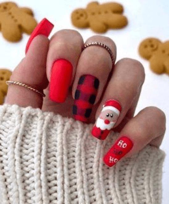 Christmas Toe Nail Art