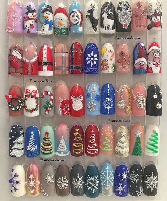 Christmas Tree Nail String Art