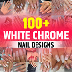 Chrome Nails White
