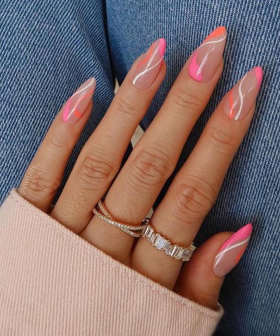 Chrome Rose Gold Ombre Nails