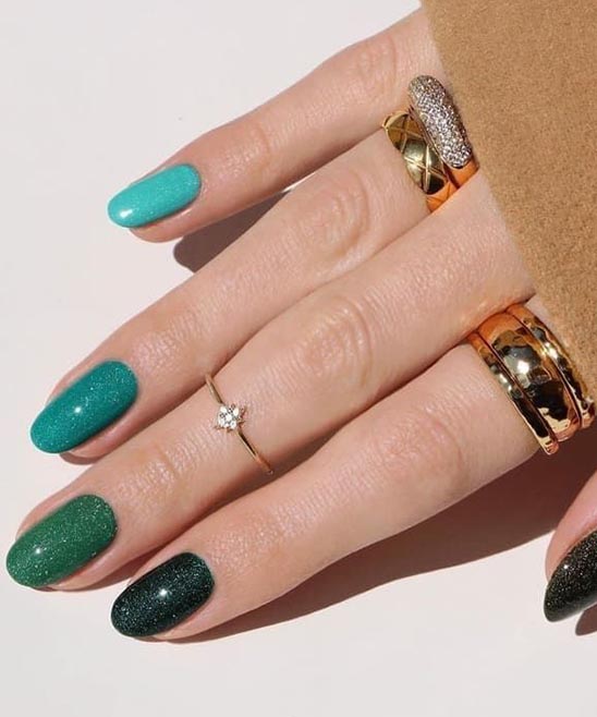 Classy St Patricks Day Nails