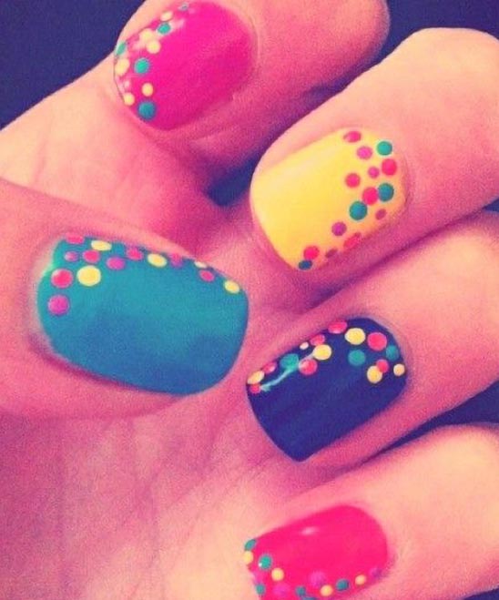 Coffin Black Christmas Nails